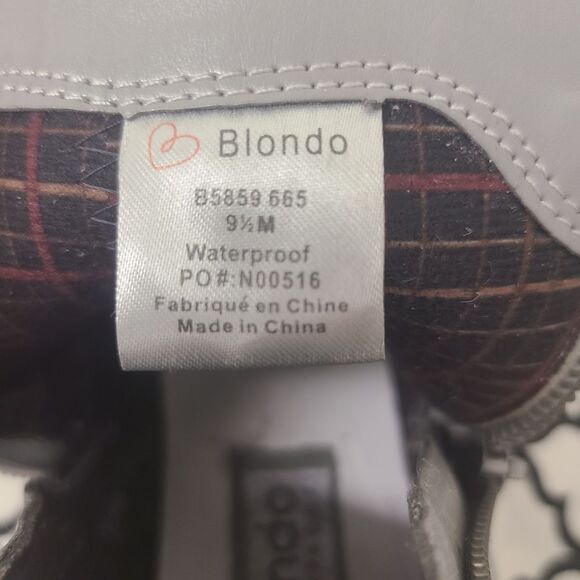 Blondo Liam Waterproof Ankle Bootie Taupe Size 9.5 - Picture 11 of 11